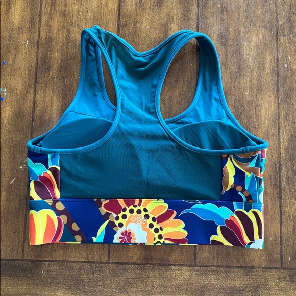 Johnny Was Multicolor Floral Bra. Active wear. Size small. New condition - Picture 3 of 5